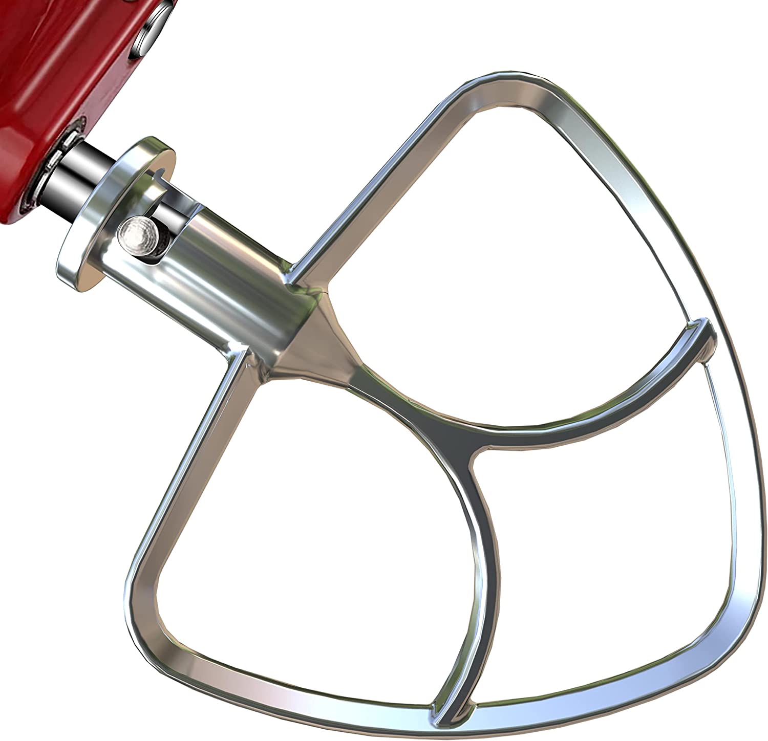 Meat Grinder Attachment - Batidor plano de acero inoxidable para