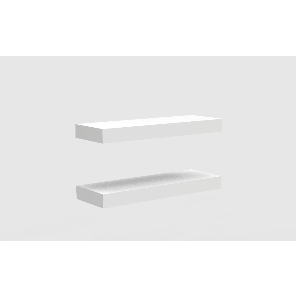 Juego de 2 Estantes Flotantes  - Kitchen Appliances In White reseña y precio