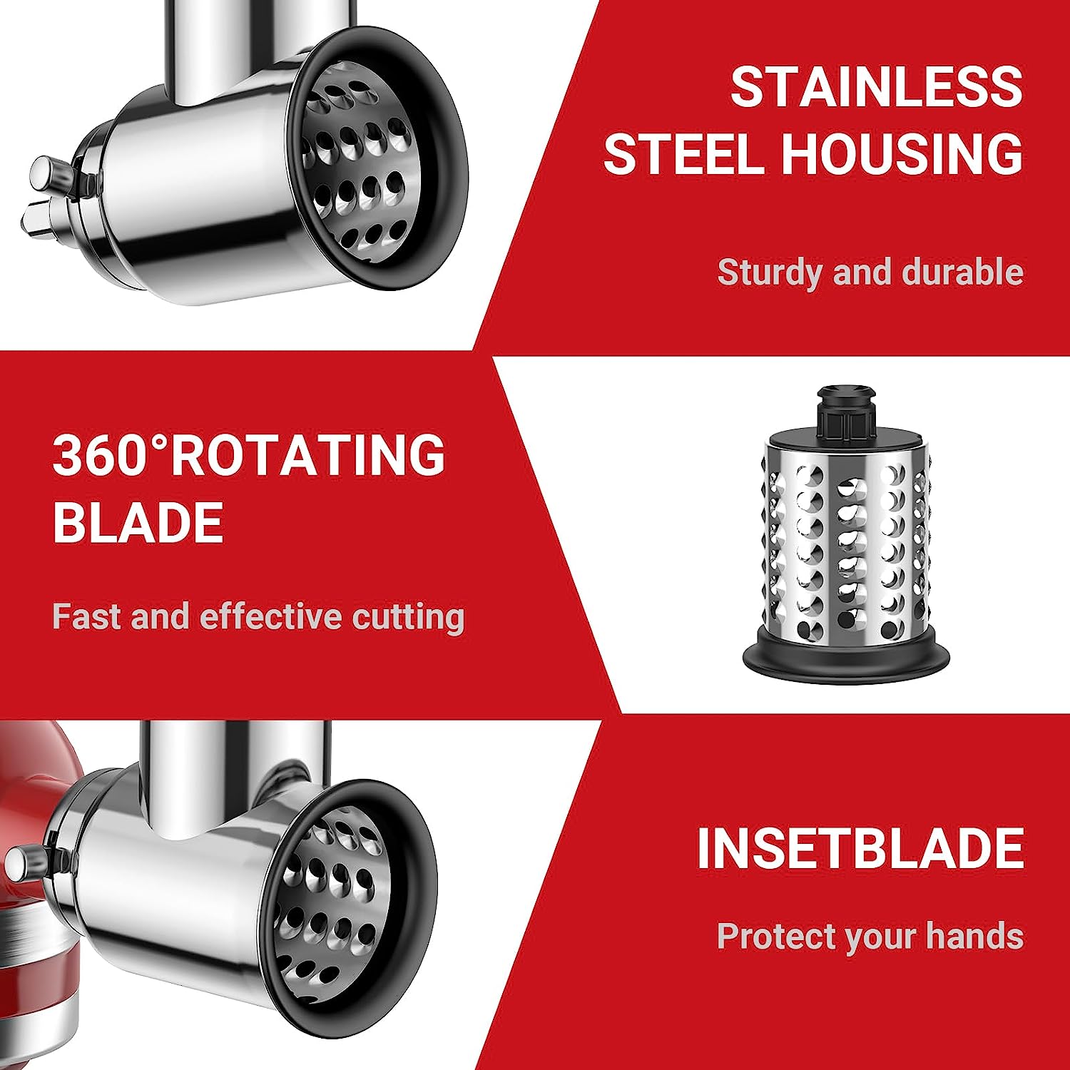 Nuevo accesorio rebanador/expr - Meat Grinder Attachment reseña y precio