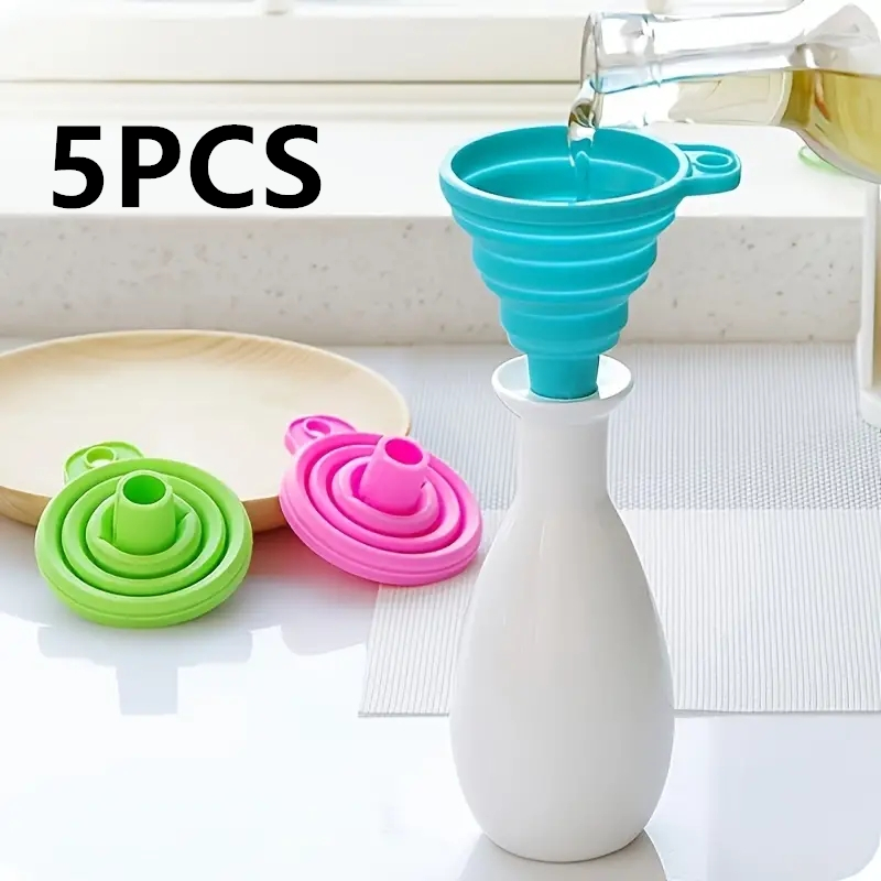 Embudo plegable de silicona, M - Kitchen Appliances And Utensils reseña y precio