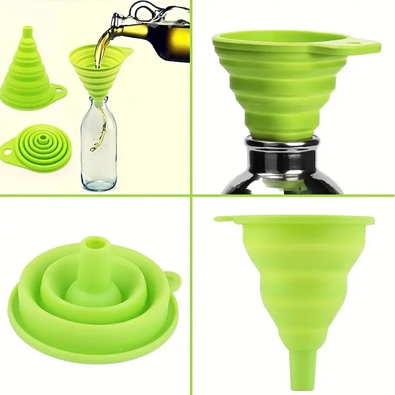 Embudo plegable de silicona, M - Kitchen Appliances And Utensils reseña y precio