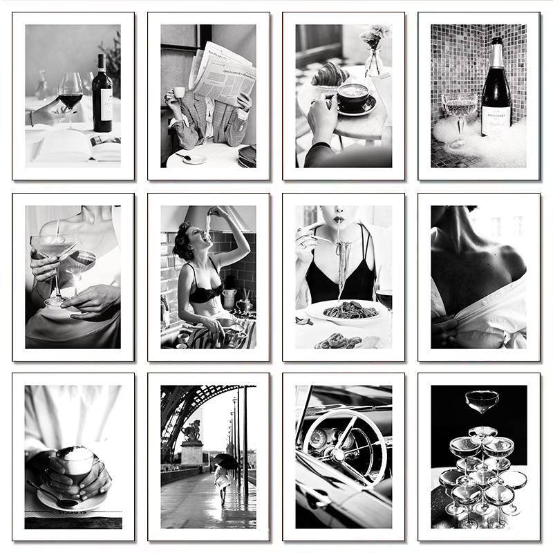 Póster moderno de lujo con dis - Kitchen Appliances In White reseña y precio