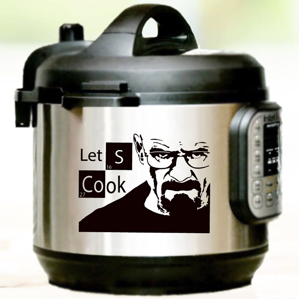 Pegatina de vinilo para olla i - Instant Pot Pressure Cooker reseña y precio