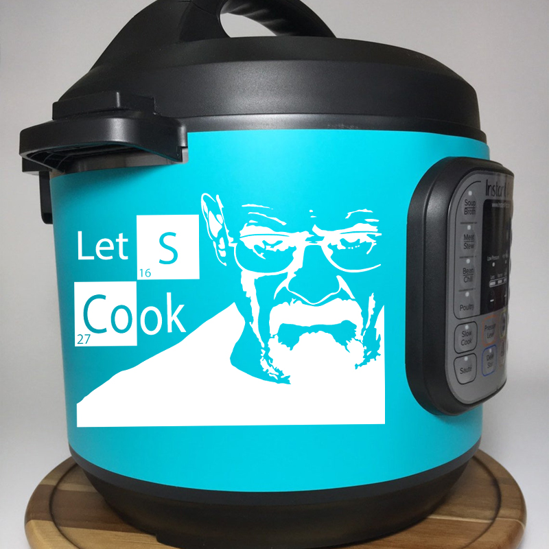 Pegatina de vinilo para olla i - Instant Pot Pressure Cooker reseña y precio