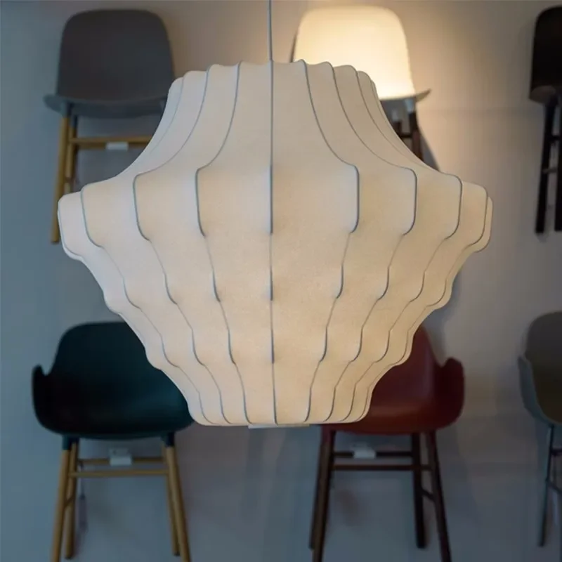 Lámpara de tela nórdica, luz c - Kitchen Appliances In White reseña y precio
