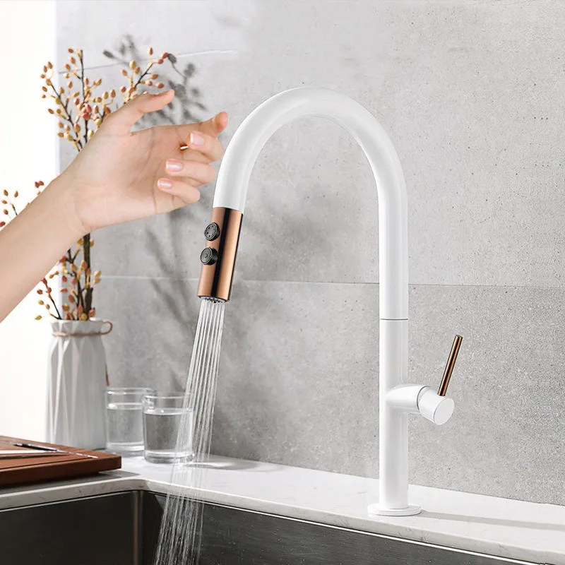 Grifos de cocina táctiles inte - Kitchen Appliances In White reseña y precio