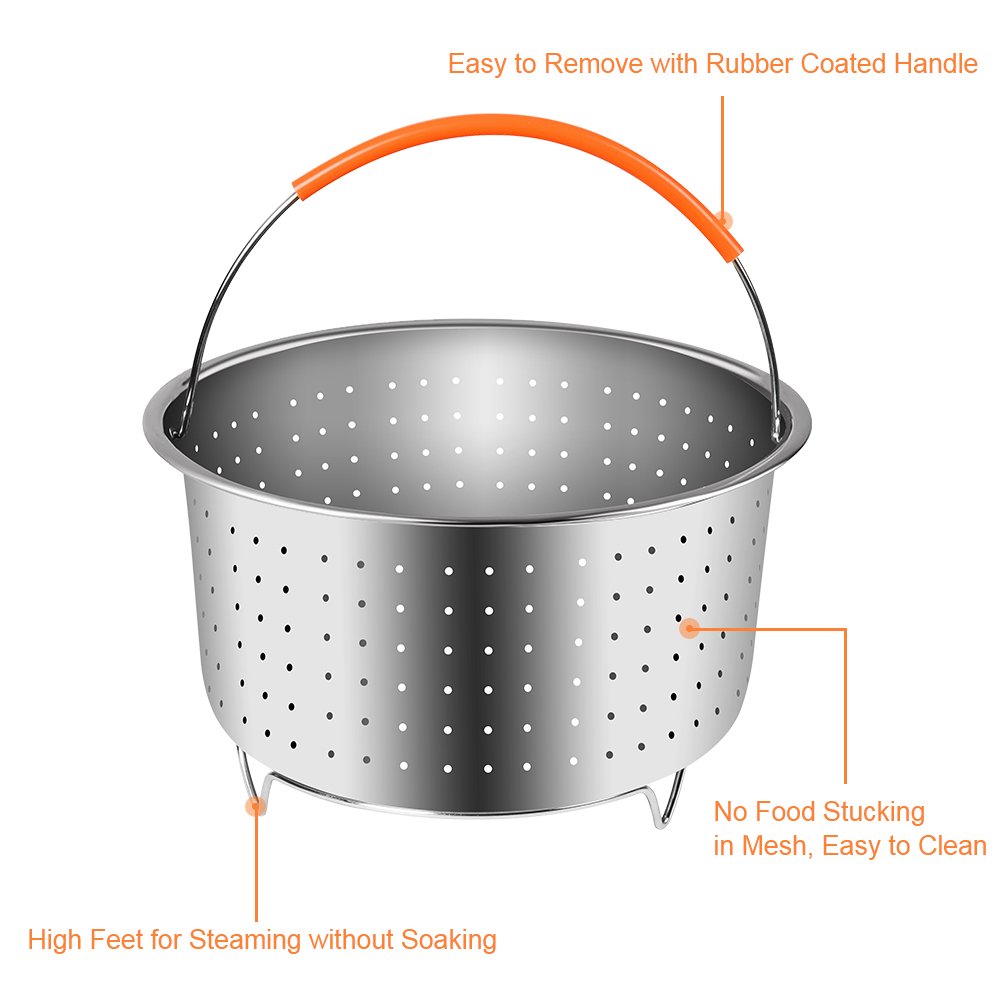 1 unidad de cesta vaporera de  - Instant Pot Pressure Cooker reseña y precio