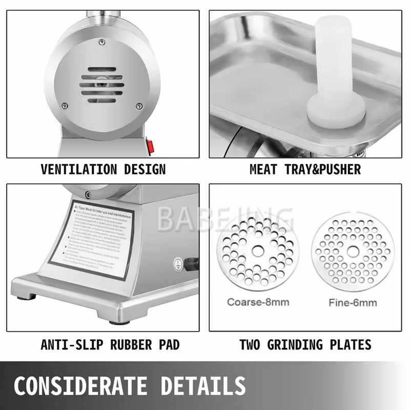 BABEJING 2025 nuevo triturador - Meat Grinder Attachment reseña y precio